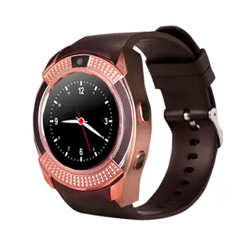 Impermeabil Ceas Inteligent Bărbați cu Camera Bluetooth Smartwatch Pedometru, Monitor de Ritm Cardiac Cartela Sim Ceas de mână