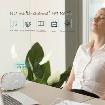 LOBKIN Elegant Retro din Lemn Elegent Bluetooth fără Fir în aer liber HiFi Portabil Radio FM Electronice Snooze Ceas Deșteptător Difuzoare