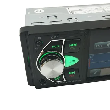 1 din Radio Auto 4022D radio FM auto Auto Audio Stereo Bluetooth Suport Camera cu vedere în Spate Volan Controlul