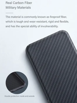 Grma Real Pur Fibra de Carbon de Telefon Capacul din Spate Pentru iPhone 12 Mini 12 11 Pro Max X XR XS Max SE2 Ultra Subțire, rezistent la Șocuri Caz Fundas