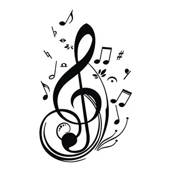 Notă muzicală Note Decal Autocolant Perete Arte Acasă Decor Decor de Perete Camera de zi Detașabil Decalcomanii de Perete pentru Adolescenți Băieți Fete Camera