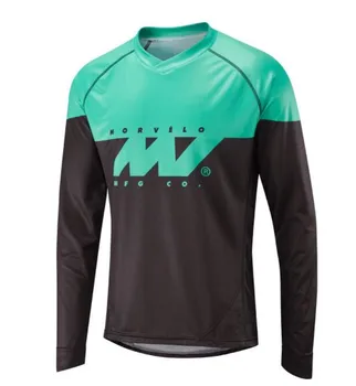Morvelo mtb Verde Lightweight jersey DH pantă biciclete de Curse motocross tricouri de ciclism MX motocross maneca Lunga echipament de echitatie