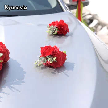 Kyunovia Nunta Consumabile Auto Mânere și Oglinda Retrovizoare Decor Petrecere Acasă Fereastră Decor Ziua de Crăciun KY130