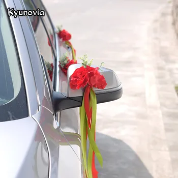 Kyunovia Nunta Consumabile Auto Mânere și Oglinda Retrovizoare Decor Petrecere Acasă Fereastră Decor Ziua de Crăciun KY130