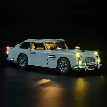 Lumina LED-uri Kit Pentru 10262 Aston Martin DB5 James Bond Iluminat Cărămizi Jucarii