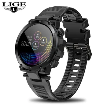 LIGE 2020 Nou Ceas Inteligent Bărbați Sport Multifunctional IP68 Impermeabil Ceas Bărbat Rata de Inima tensiunea de Fitness Smartwatch+Cutie