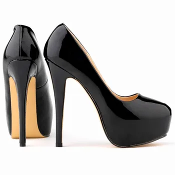 Sexy, Cu Platforma Inalta Pantofi De Partid 2021 Noi Femeile Concis Solid Tocuri De Piele Pantofi De Moda Superficial Pantofi De Nunta Femeie