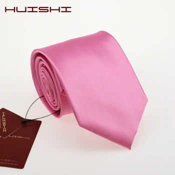 HUISHI Fierbinte Carouri Dungă Legături de Gât Pentru Bărbați Tricou Nunta Cravate Pour Homme Roz linsaj Gravata Afaceri Formale Lega Cadouri
