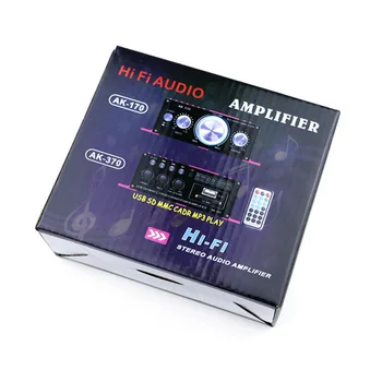 Masina de 12V Amplificator Audio Bluetooth Afară Hi-Fi, Radio MP3 Stereo Difuzor Bass Booster Player pentru Motocicleta Acasă AK370