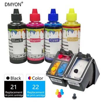 DMYON 21 22 XL Cartușe de Cerneală de Imprimantă Compatibil pentru Hp DeskJet F4135 F4140 F4150 F4172 F4180 F4185 4315 4315v 4315xi 5600