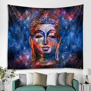 De vânzare la cald Buddha divinație mitologia tapiserie de perete dormitor decor pânză agățat super mari dimensiuni opțional