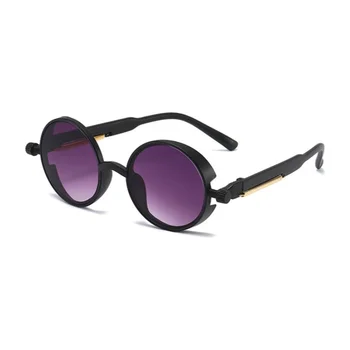 2020 Steampunk ochelari de Soare Moda Ieftine Rotund Bărbați Femei Metal Ochelari Clasic Cerc de Design de Epocă ochelari de Soare UV400