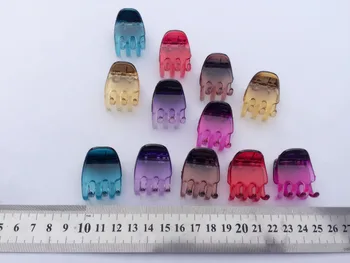 2.5cmx3cm 4buc/pachet material Plastic Maxilarului Clip Clipul de Gheare de Păr Maxilarului Colierul de Chihlimbar Negru se Amestecă Culorile Pentru Femei Fete Accesoriu de Păr