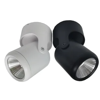 De înaltă calitate Estompat de Rotație Spoturi cu LED-uri Montat pe o Suprafață de ajustare COB AC85-265V 5W 10W 15W LED Lampă de Plafon lumini la fața Locului