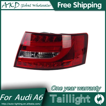 AKD Styling Auto pentru AUDI A6 stopuri spate cu LED-uri de Lumină LED-uri Lampă Spate DRL+Frână LUMINA Portbagaj Auto Accesorii