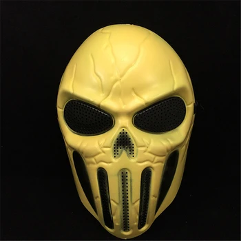 ANGRLY Nou Masca înfricoșătoare Militar în aer liber WarGame Paintball Airsoft Balaclava Șef Craniu de Protecție Completă Față Petrecere de Halloween Masca
