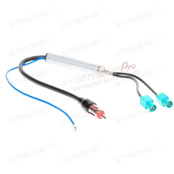 XTRONS GHEAȚĂ/ACS/13-009 ISO Aerial Antenă Cablu Adaptor Plumb pentru VW / AUDI / OPEL / SKODA / CITROEN / SEAT