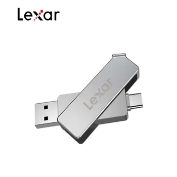 Lexar JumpDrive D30c Memory Stick 32GB, 64GB, 128GB, 256GB USB 3.1 130MB/s Tip C Dual Flash Drive de Tip U Disc Pentru Telefon/Calculator