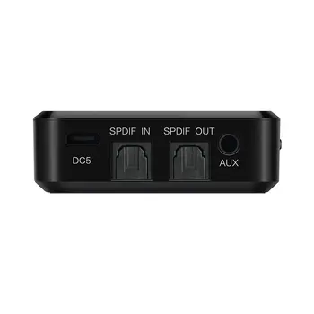 Bluetooth 5.0 Transmițător Receptor Wireless Adaptor Audio de 3.5 mm AUX/SPDIF TV Pentru PC