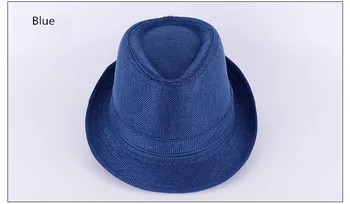 În aer liber Barbati Casual Culoare Solidă Pălării Panama Model Pălării de fetru bărbați Vârstnicul în aer Liber la Soare Pălărie Fedora Bowler Capace