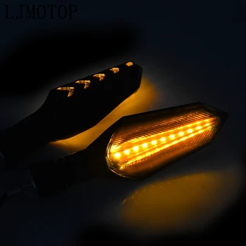 LED-uri de Semnalizare Motocicleta Semnale Rândul său, Coada de Lumină Lumini de Indicatori Pentru Kawasaki ZX11 1100 7R 9 W800 Z750 ZZR600