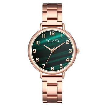 Green Dial Ceasuri Pentru Femei Curea Din Otel Inoxidabil Bratara Doamnelor Ceas Barbati De Lux 2020 Clasic Reloj Mujer Relogio Feminino