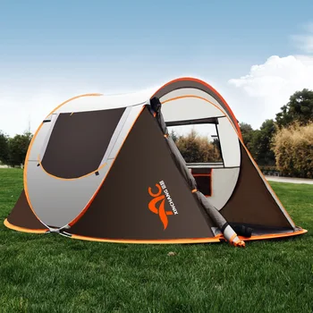 Cameră dublă / 3-4 persoane automată în aer liber cort de familie camping în aer liber rezistent la apa auto-tur de conducere picnic pe plaja automată cort