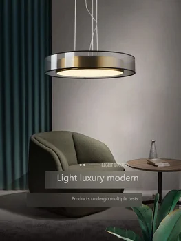 Post-modern, Cupru Restaurant de lux de lumină lampă de pandantiv Nordic minimalist atmosfera dormitor pandantiv lumini Plafon lumina