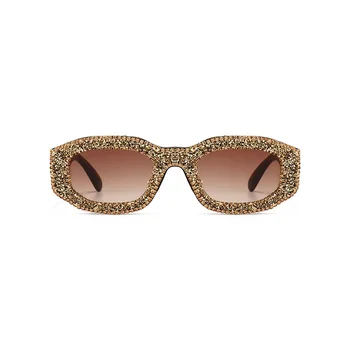 Femei de lux ochelari de Soare de Designer de Moda pentru Femei de Brand de Ochelari de Soare de Aur Cadru Oval Elegant Nuante UV400