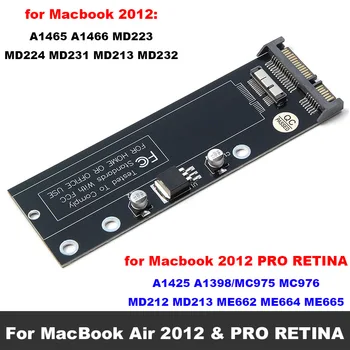 SATA pentru SSD Plăci Converter Carte de Bord pentru Macbook Air si PRO RETINA pentru Apple 2012 2011 2010 7+17pin & 6+12pin SSD la SATA 22p