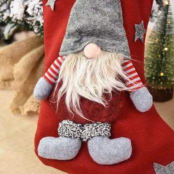 Anul Nou, Crăciun Sac Cadou De Crăciun Candy Bag Decoratiuni De Craciun Pentru Casa Navidad Ciorap Copac Xmas Decor 2021 Navidad