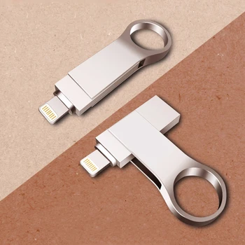 USB Flash Drive Pentru iPhone X/8/7/7 Plus/6/6s/5/SE/ipad OTG Pen Drive HD Stick de Memorie 8G 16G 32G 64G 128G Pendrive usb 3.0