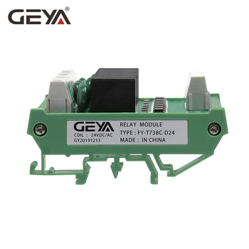 GEYA 8 Canale Interfata Releu Modulul 12VACDC 24VACDC Șină DIN cu Montare pe Panou pentru Automatizare PLC Bord