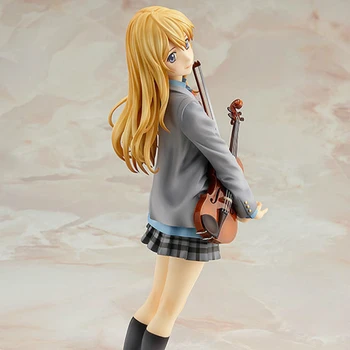 Acțiune fierbinte Figura În aprilie Kaori Miyazono Desene animate Papusa PVC 20cm Cutie plină de Drăguț Japoneză Figurina Lumea Anime WX150
