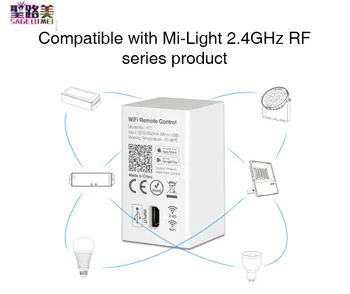 Milight YT1 de la Distanță WIFI Controler cu LED-uri Amazon Alexa Control Vocal WiFi Wireless și APLICAȚIA Smartphone de muncă cu Mi.lumina 2.4 Seria G
