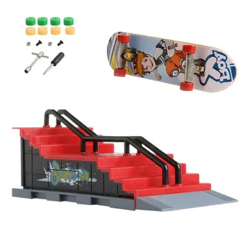 1 set Skate Park Rampa Piese pentru Tech Deck Grif Degetul Consiliului Suprem de Parcuri Noi