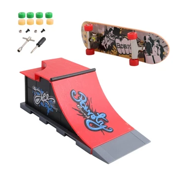 1 set Skate Park Rampa Piese pentru Tech Deck Grif Degetul Consiliului Suprem de Parcuri Noi