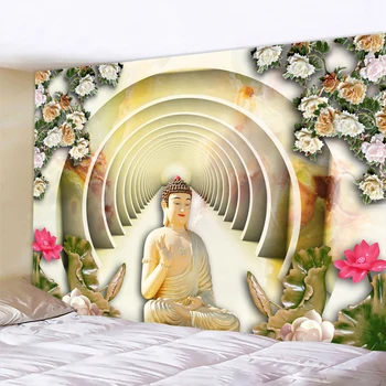 Indian Buddha meditație chakra tapiserie Mandala Tapiserie de Perete Yoga perete Hippie vrăjitorie acasa art decor