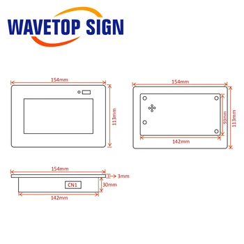 WaveTopSign Trocen AWC7813 Laser Co2 Controler de Sistem de Co2 cu Laser Gravură și Tăiere Masina