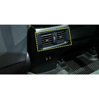 Masina din Spate rezistent la apa Seat Aer condiționat de Ventilație de Evacuare Acoperire Cadru Trim Fit Pentru Toyota RAV4 2019 2020