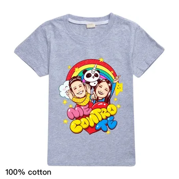 De Vânzare la cald Bumbac Copii Mi Contro Te Tricou Copil Mâneci Scurte de Desene animate T-Shirt Copii, Casual, Tee Topuri 3-14Y Haine de Vară