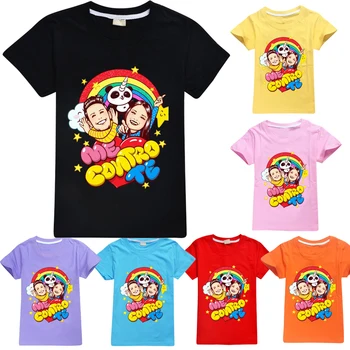 De Vânzare la cald Bumbac Copii Mi Contro Te Tricou Copil Mâneci Scurte de Desene animate T-Shirt Copii, Casual, Tee Topuri 3-14Y Haine de Vară