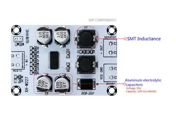 Audio Mono Digital, Amplificator de Putere de Bord TPA3110D2 PBTL Podul de Ieșire 30W Amplificador