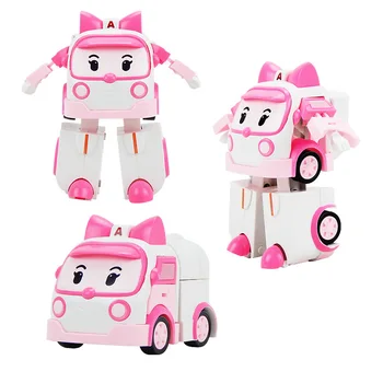 ROBOCAR POLI Lustruit Vehicul Jucărie, Transformat Vehicul Jucărie, Transformat de Jucărie pentru Copii Transformat Vehicul