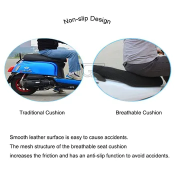 Motocicleta a Pernei Scaunului se Acoperă Respirabil Izolare protecție Solară Căldură Pad Protecter pentru Scuter Harley Aprilia Yamaha VESPA, Benelli