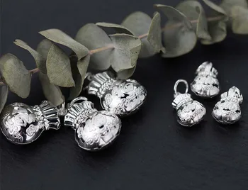 999 Argint Clasic Chinez Sac de Bani Farmece Decor Ornament S999 Pandantive Accesorii Pentru Bijuterii DIY Artizanat