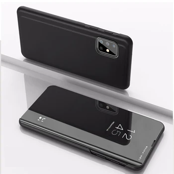 Pentru Samsung M51 Caz Oglinda Flip Stand Caz de Telefon pentru Samsung Galaxy M51 Acoperi Coque M 51 de Protecție de Lux Fundas