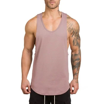 Muscleguys Brand Culturism stringer rezervor de top mens Solidă Bumbac haine de sport de fitness barbati maieu musculare cămașă fără mâneci