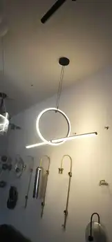 Nordic de cristal agățat lampă de design lampa de prindere baie camera de zi de decorare lamparas de techo lampes suspendues