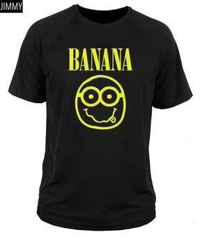 Tricou t-shirt slujitorii monion nirvana banana